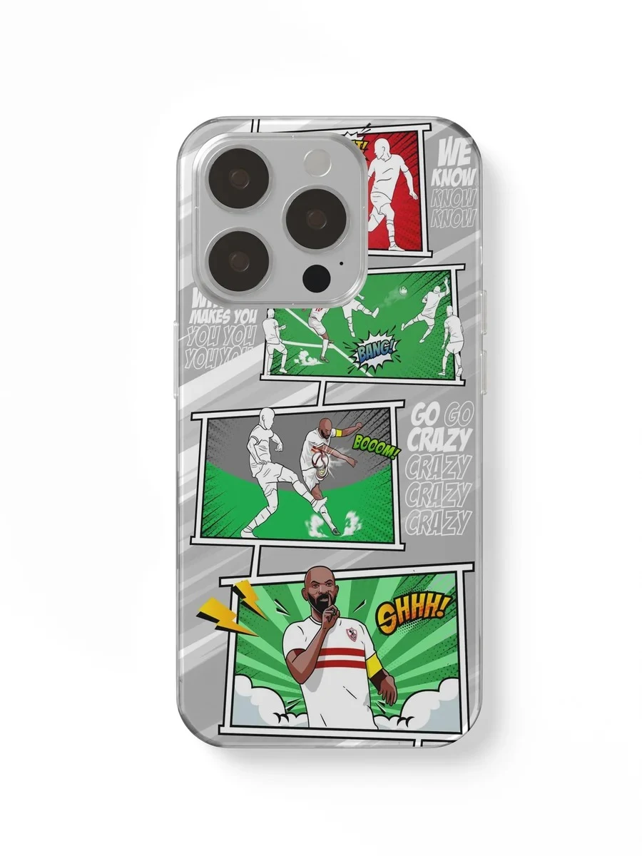 Zamalek Comic Strip phone case