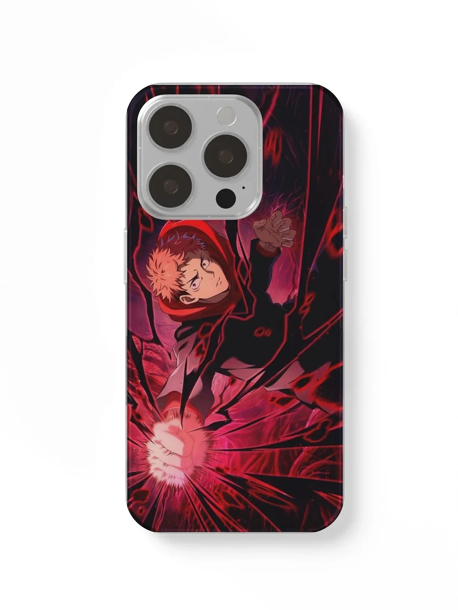 Sukuna Red Energy phone case