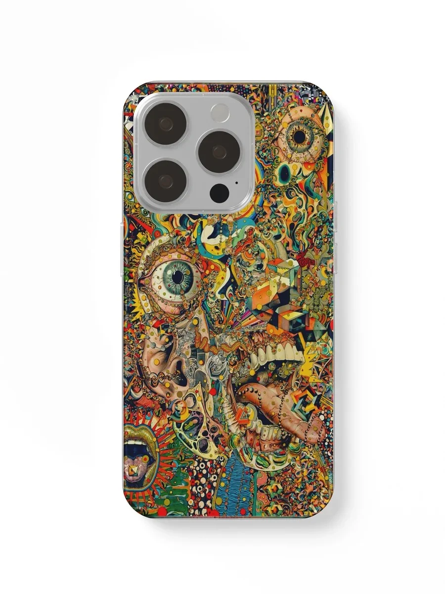 Psychedelic Eye Maze phone case