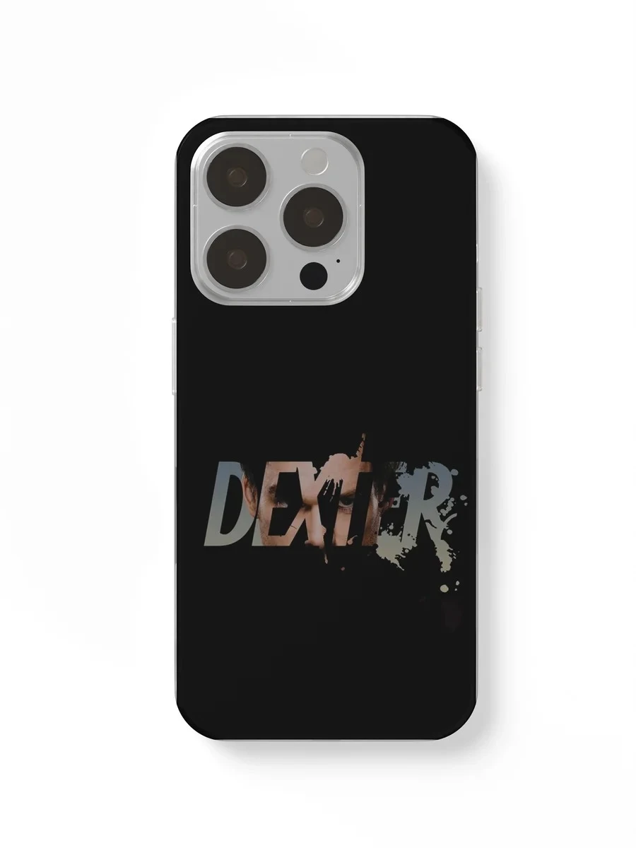 Dexter Glitch Logo phone case