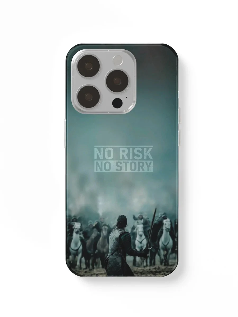 No Risk No Story phone case