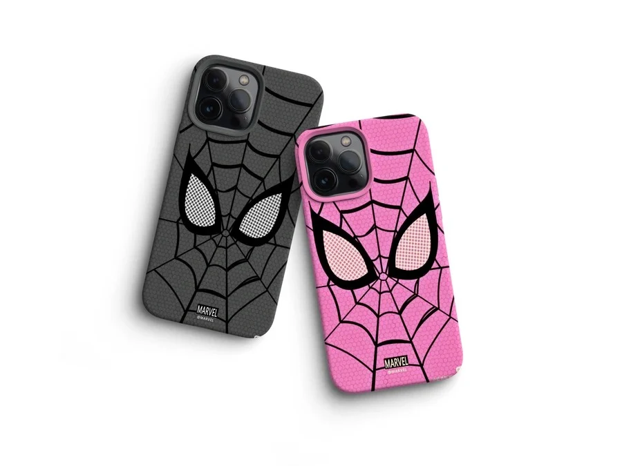 Spider-Man Pink and Grey Couples phone case