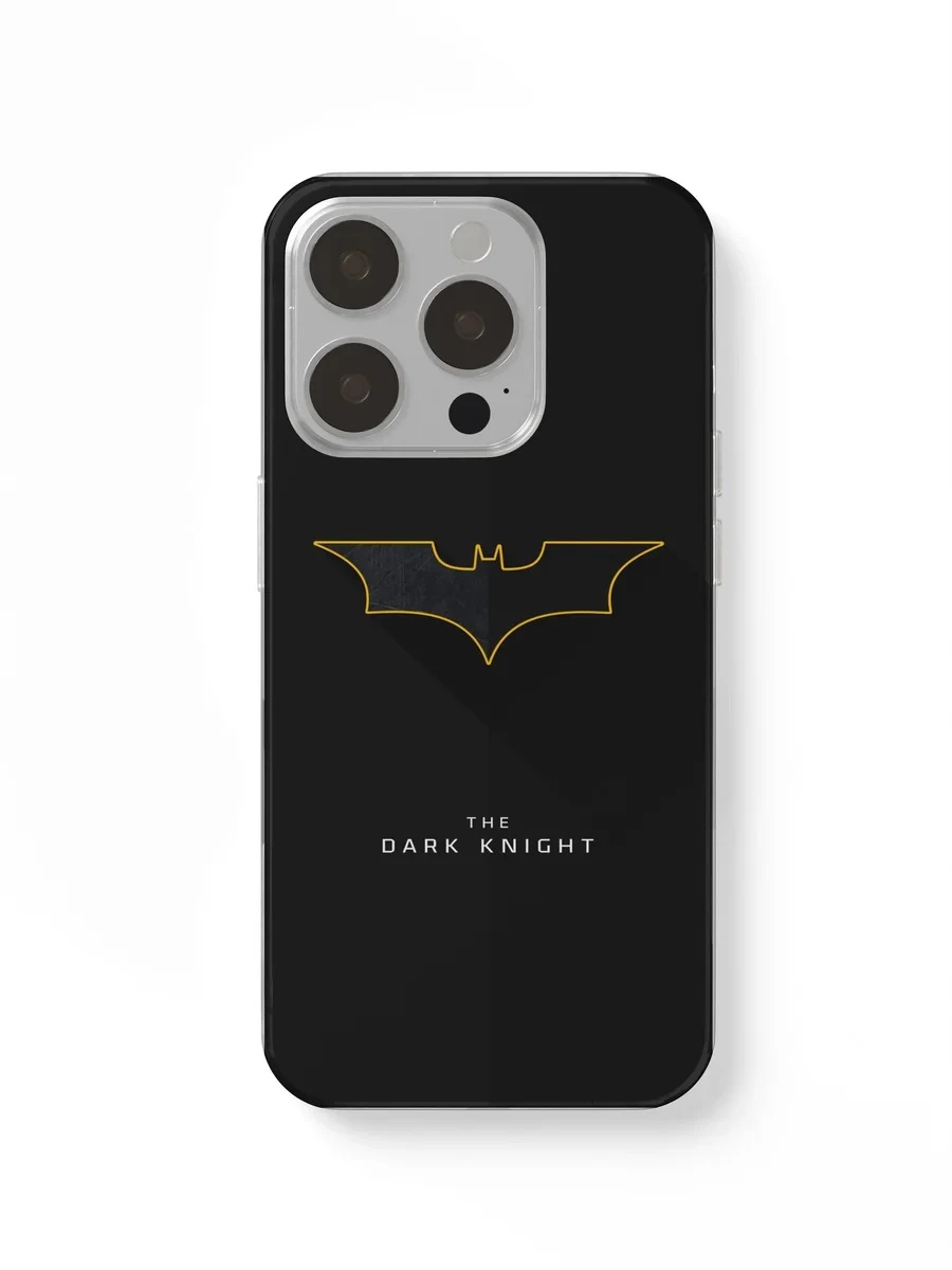 The Dark Knight Gold Logo phone case