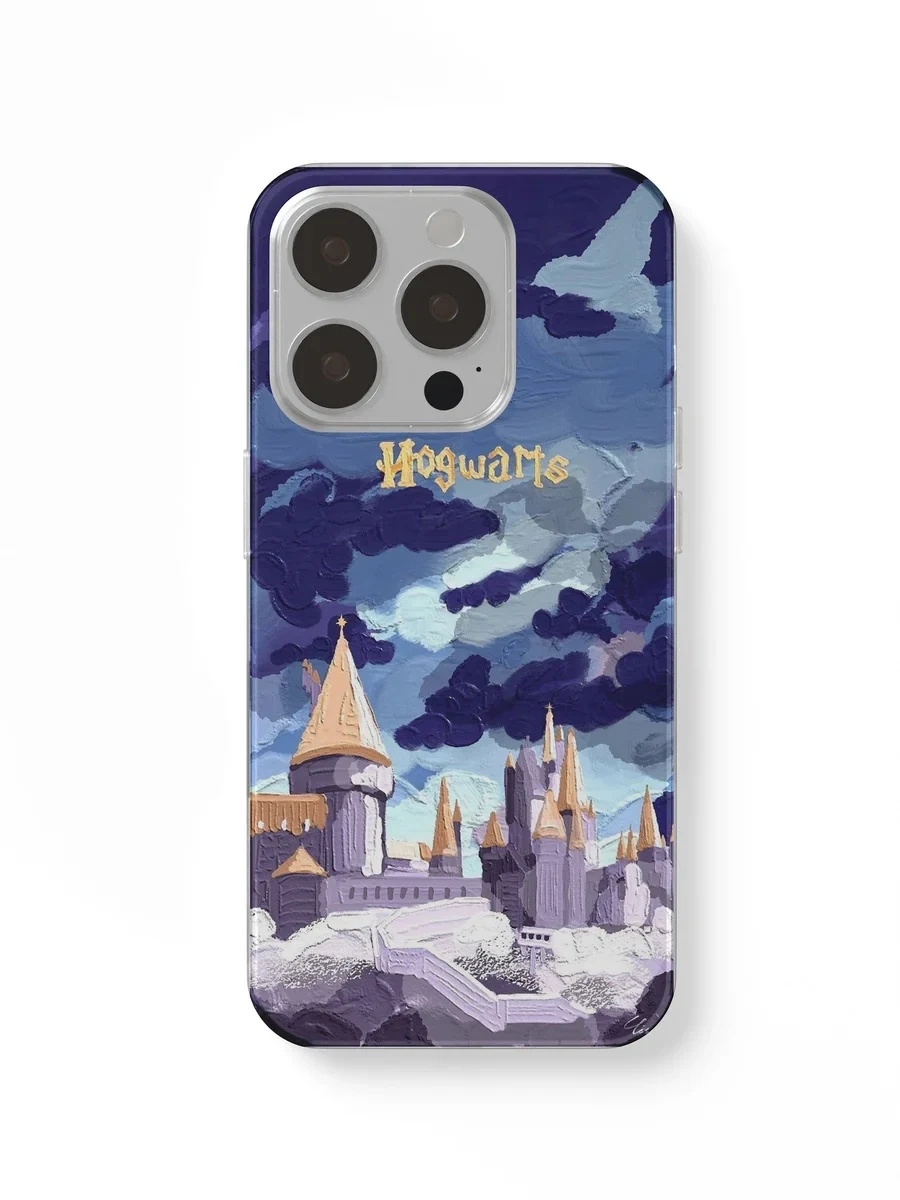 Hogwarts Castle Clouds phone case