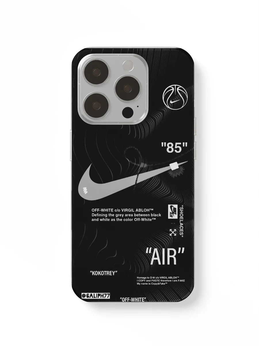 Air Off-White Black phone case