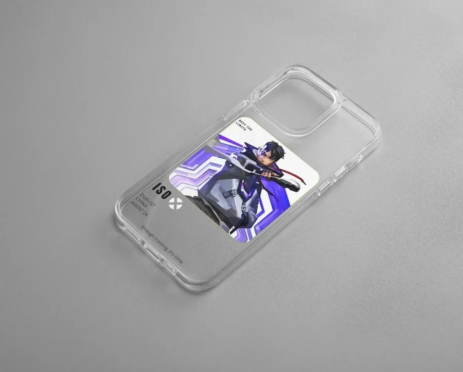 Purple Agent Clear phone case
