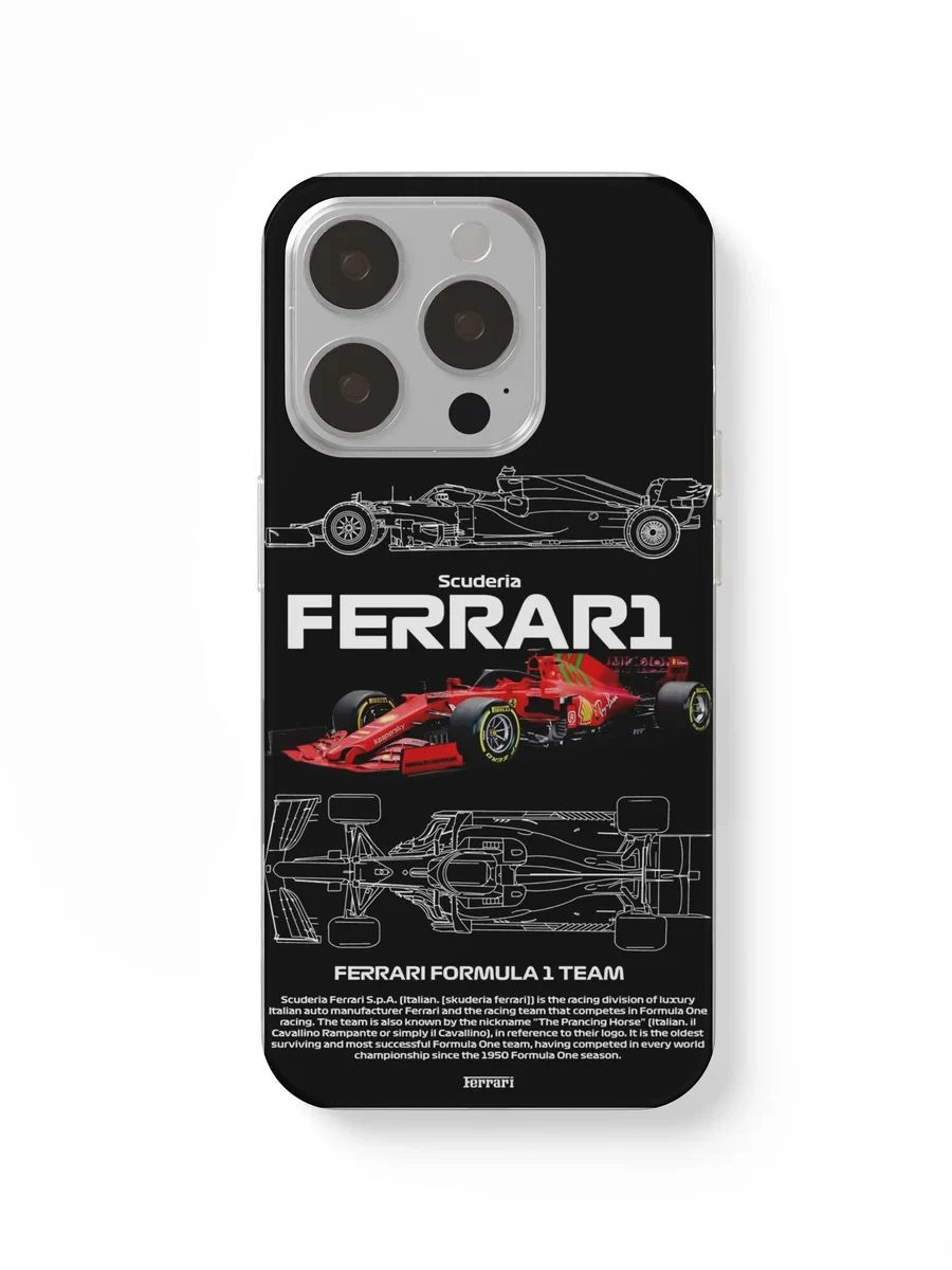Scuderia Ferrari F1 Poster phone case