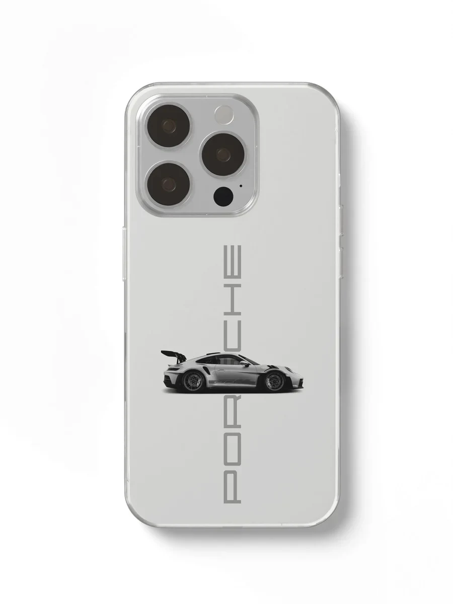 Porsche GT3 Minimal White phone case