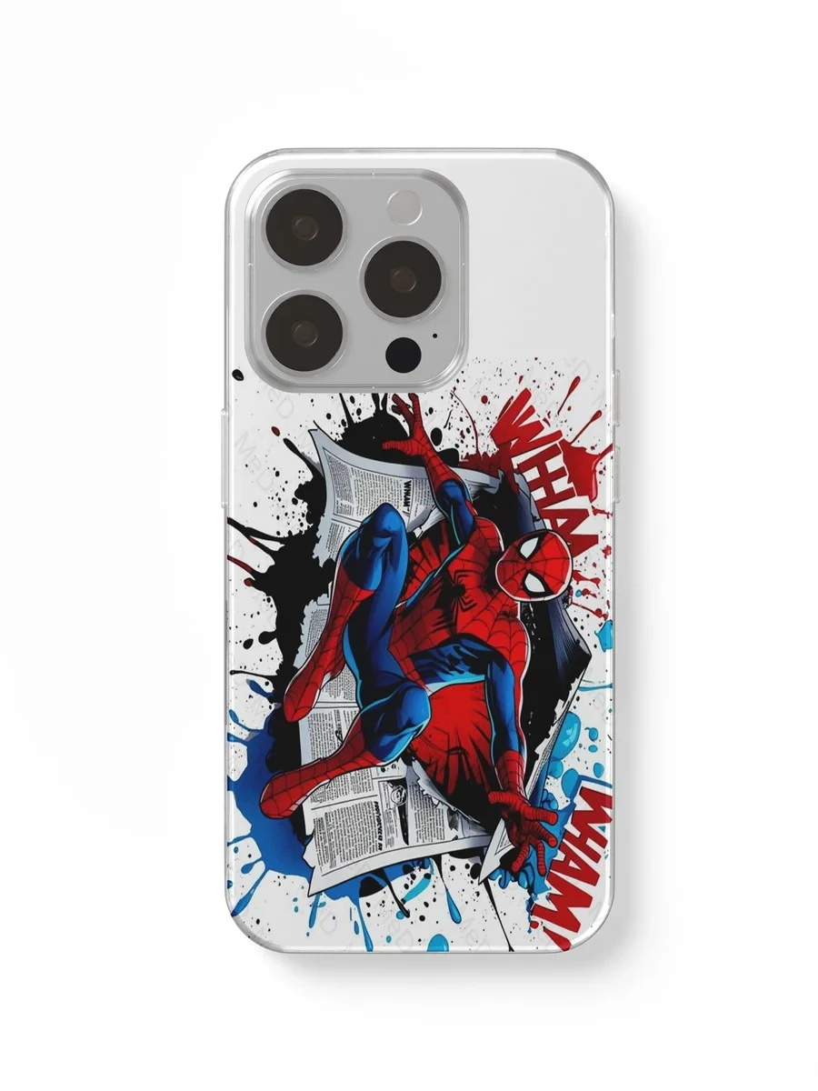Spider-Man Splash White phone case