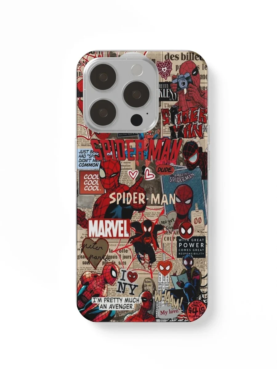 Spider-Man Marvel Collage phone case