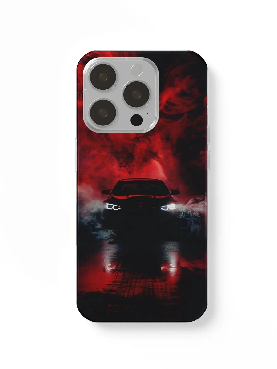 Red Smoke Headlights phone case