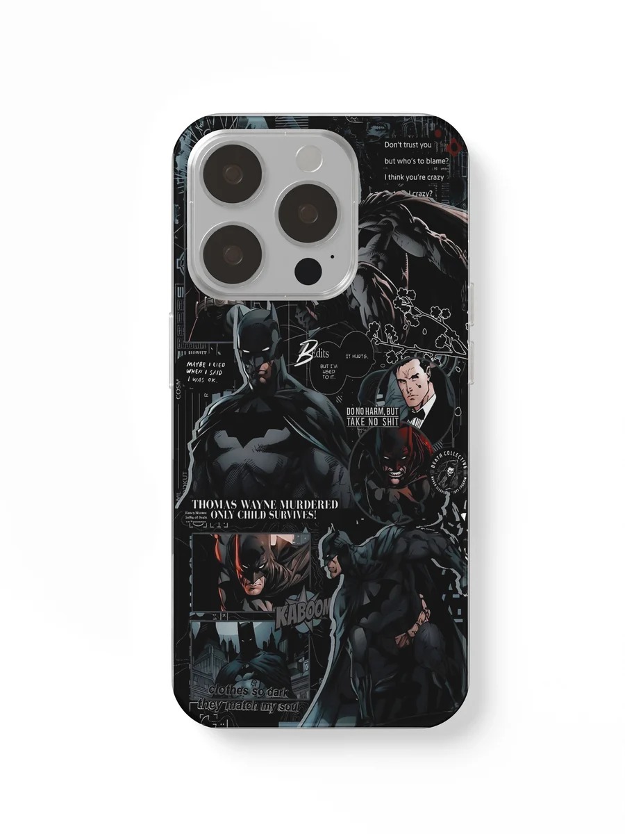 The Batman Dark Collage phone case