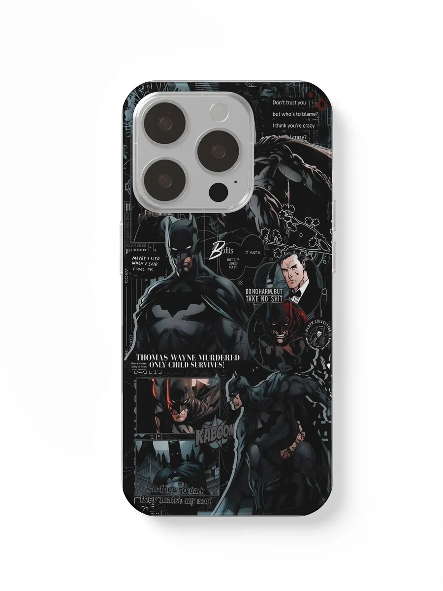The Batman Dark Collage phone case