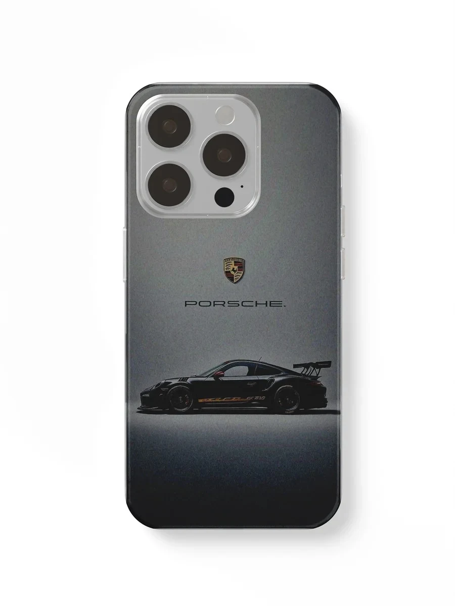 Porsche GT3 RS Grey Studio phone case