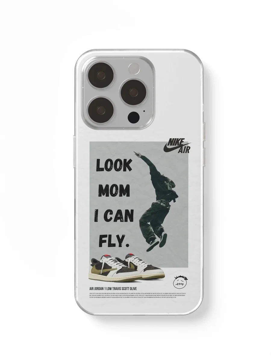 Look Mom I Can Fly phone case