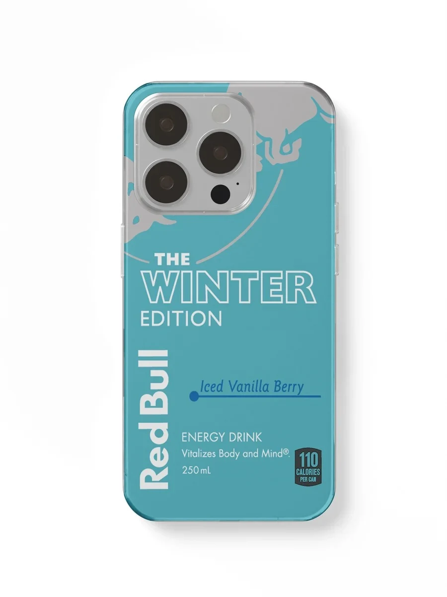 Red Bull Winter Edition Teal phone case