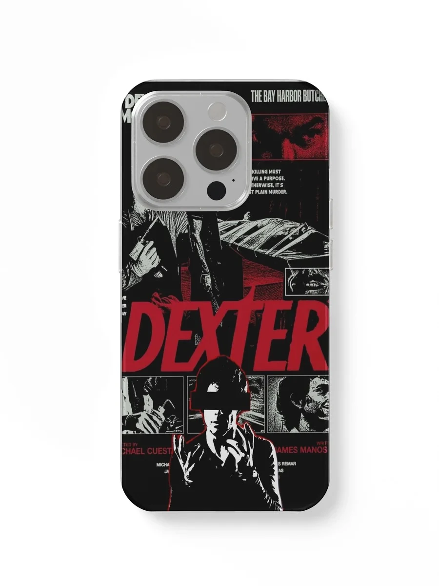 Dexter Red Collage phone case