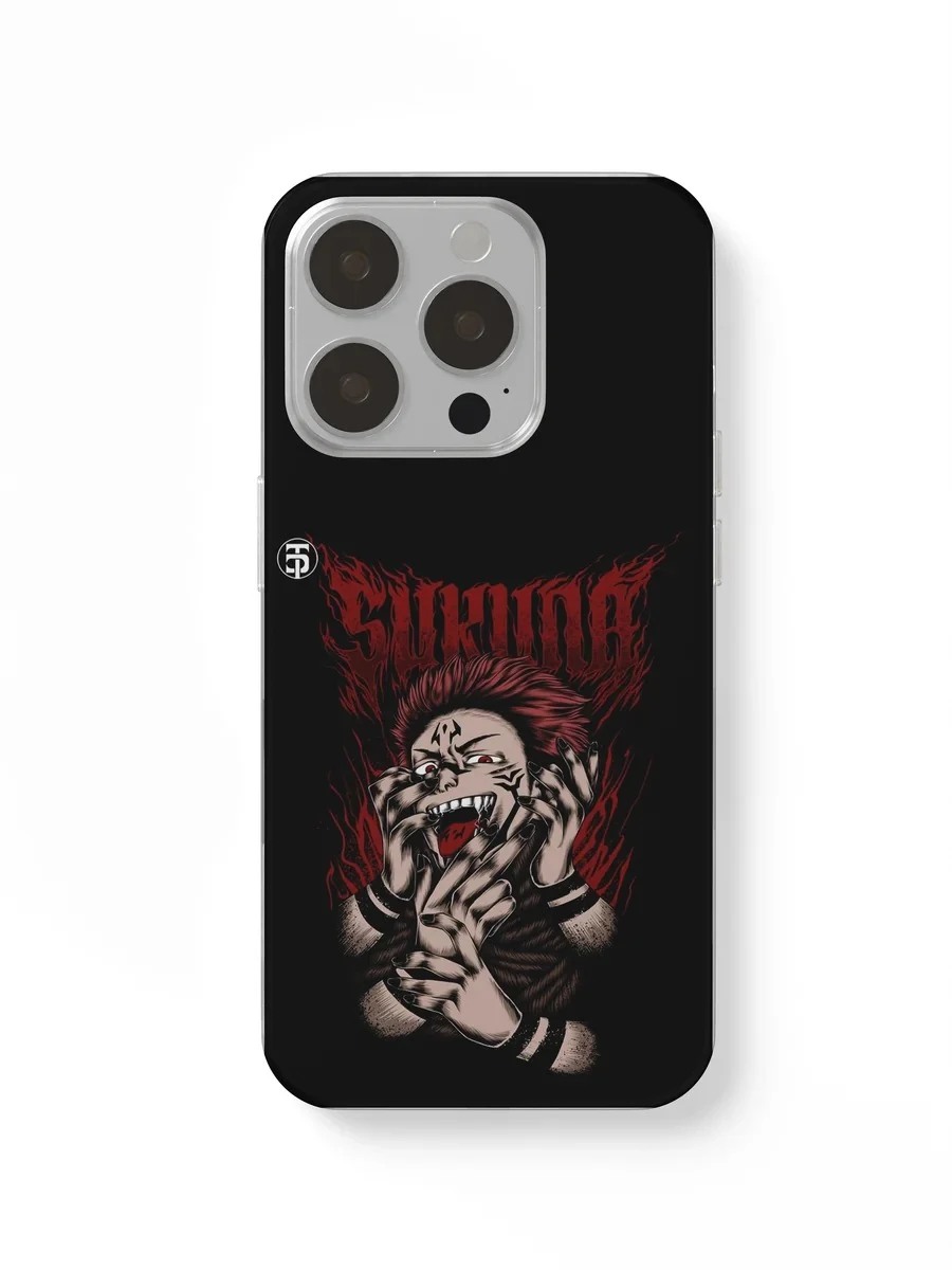 Sukuna Metal Logo phone case