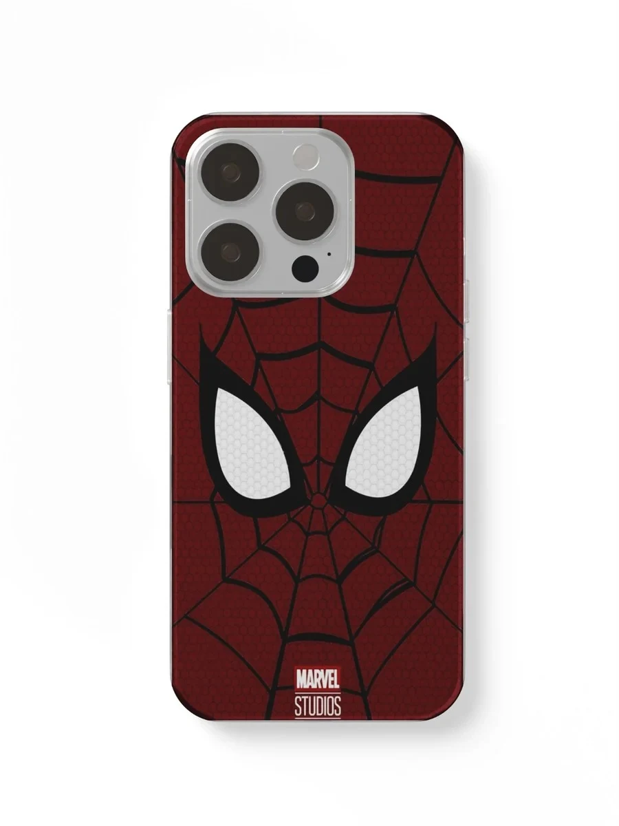 Spider-Man Eyes Red Web phone case