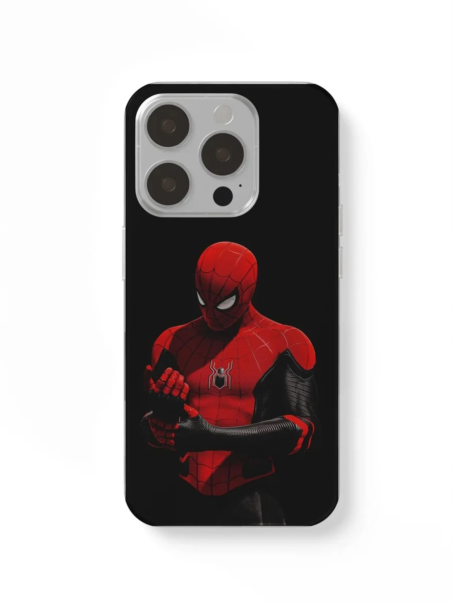 Spider-Man Dark Red phone case