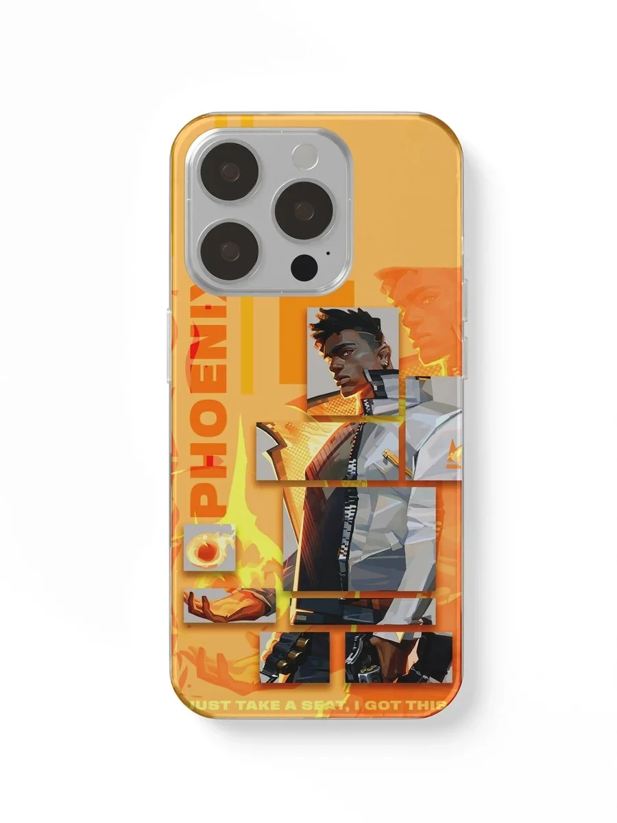 Phoenix Valorant Orange phone case