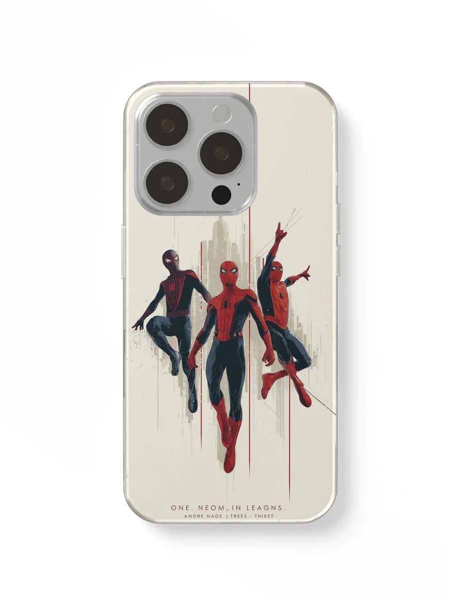 Spider-Men Trio No Way Home phone case