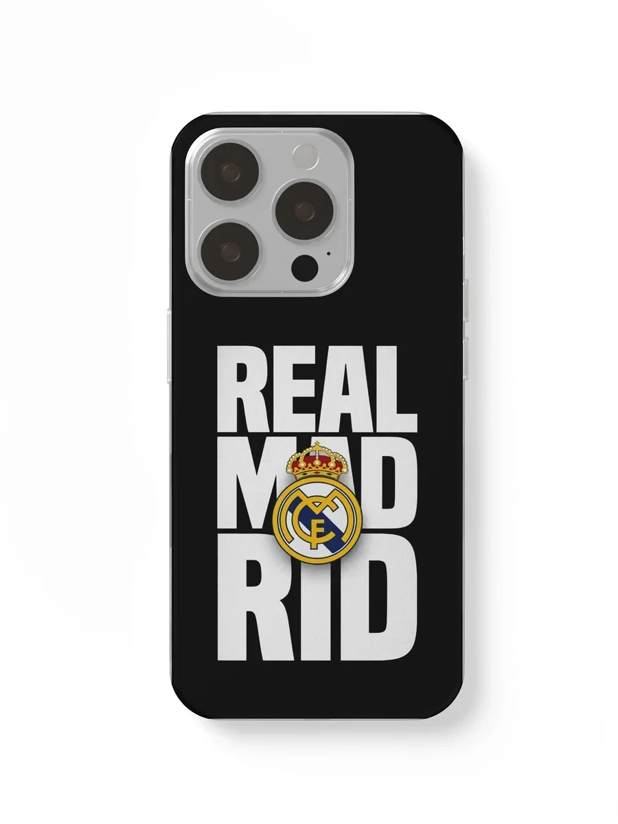 Real Madrid Wordmark (Black) phone case
